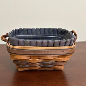 Longaberger Century Celebration Basket Protector & Membership Stripe Liner READ